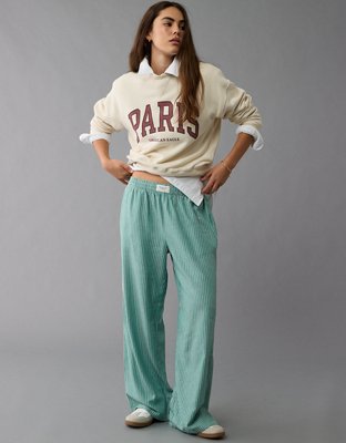 AE Striped Wide-Leg PJ Pant