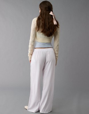 AE Striped Wide-Leg PJ Pant