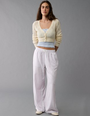 AE Striped Wide Leg PJ Pant