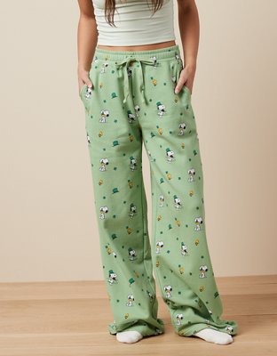 AE Peanuts St. Patrick s Day Fleece PJ Pant