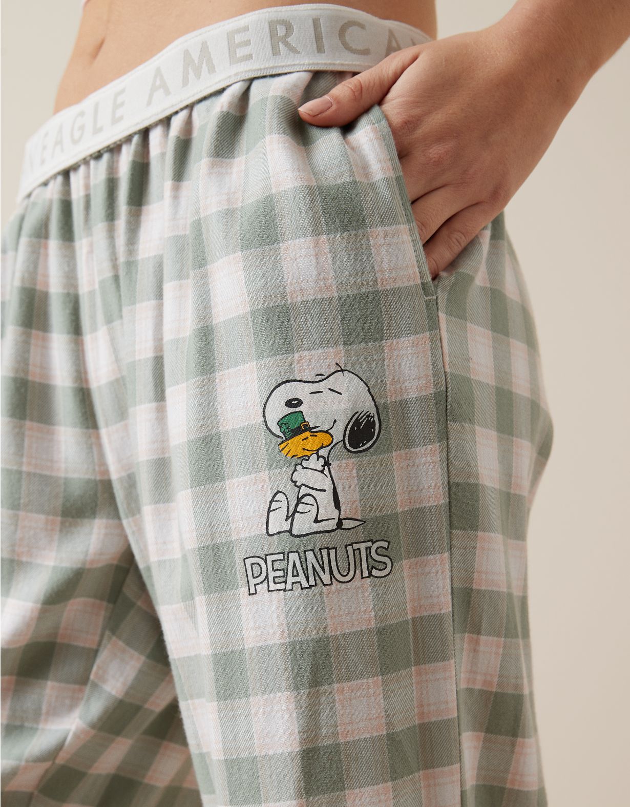AE Peanuts St. Patrick's Day PJ Pant