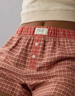 AE Short Bóxer para Dormir de Flannel