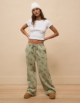 AE Halloween Skeleton Wide-Leg PJ Pant