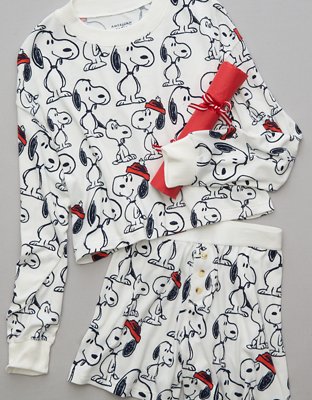 AE Snoopy Plush PJ Set