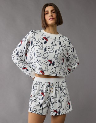 AE Snoopy Plush PJ Set