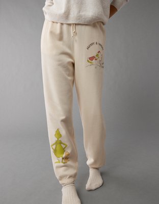 AE Grinch-Print Sweatpants