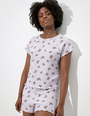 AEO Brushed Waffle PJ Set