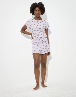 AEO Brushed Waffle PJ Set