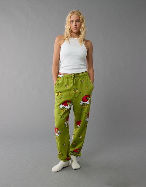 Женские брюки American Eagle AE Grinch Sweatpants