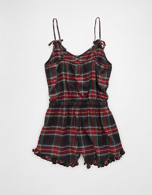 AE Flannel Lounge Romper