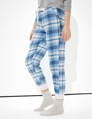 Женские брюки American Eagle AEO Flannel PJ Jogger Pant — фото 4