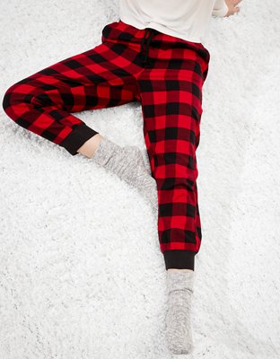 Flannel discount joggers womens