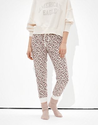 flannel joggers womens