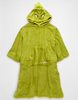 AE Grinch Fall Blanket Poncho