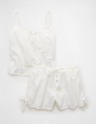 AE Flirty Woven Tank PJ Set