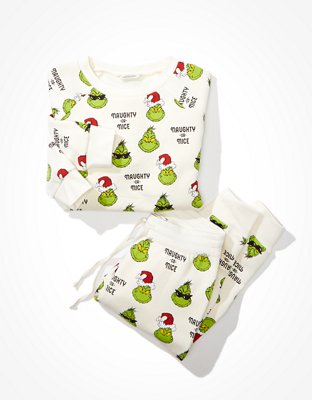 AEO Grinch PJ Set