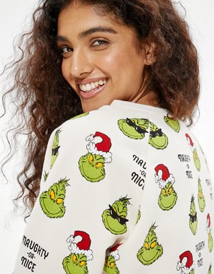 AEO Grinch PJ Set