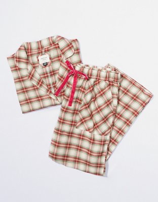 AE Conjuntos de pijamas de flannel