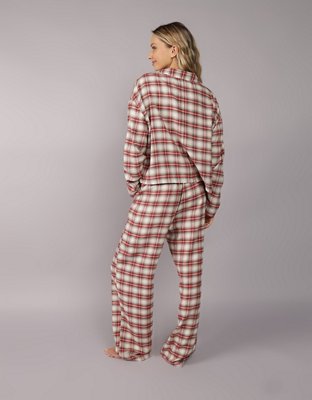 AE Conjuntos de pijamas de flannel