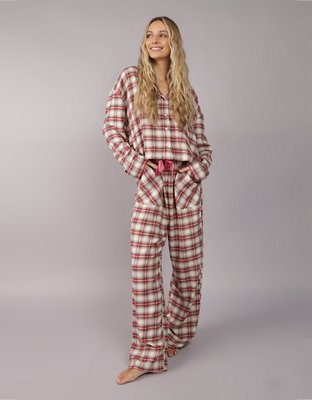 AE Conjuntos de pijamas de flannel