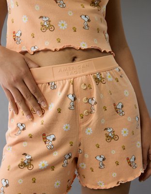 Pyjama avec petit t-shirt pelucheux crème glacée Snoopy AE