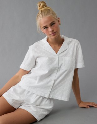 AE Conjunto de Pijama con Botones y Ojales