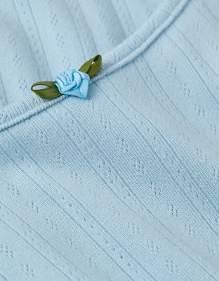 AE Pointelle Boy Short PJ Set