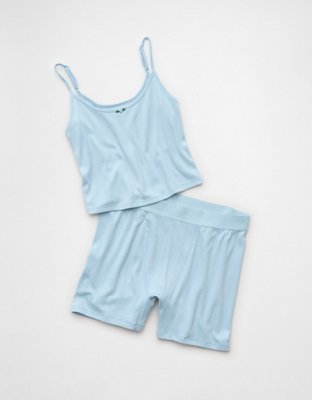 AE Pointelle Boy Short PJ Set