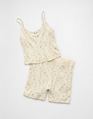AE Pointelle Boy Short PJ Set