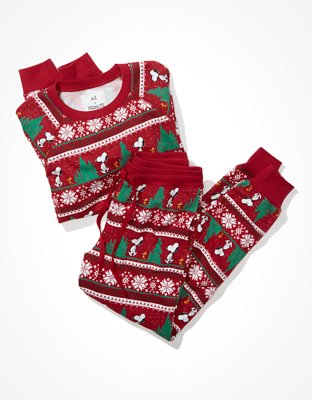 AE x Peanuts Fleece PJ Set
