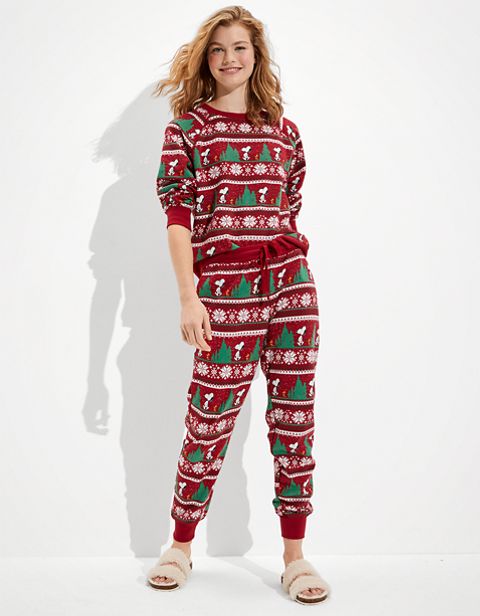 Женские свитеры American Eagle AE x Peanuts Fleece PJ Set
