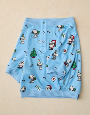 ABO Snoopy Santa Plush Dog Pajama