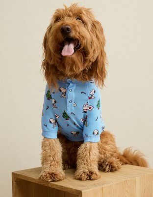 ABO Snoopy Santa Plush Dog Pajama