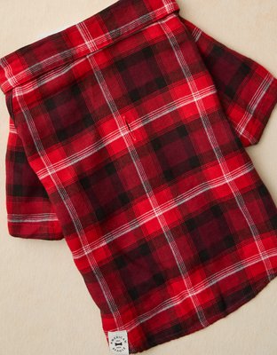 ABO Grinch Button-Up Dog Shirt