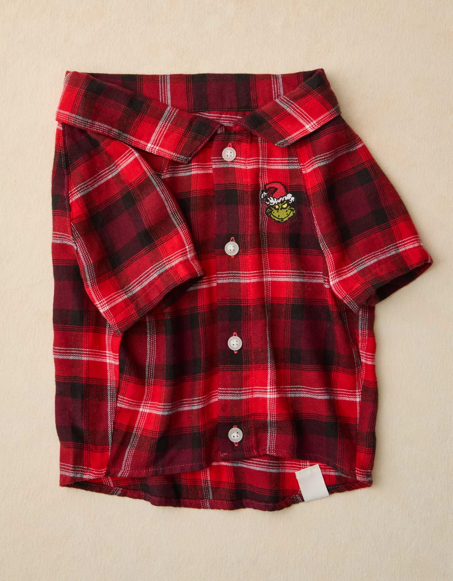 ABO Grinch Button-Up Dog Shirt - thumbnail 2