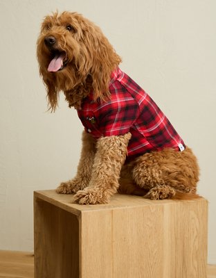 ABO Grinch Button-Up Dog Shirt