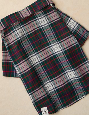 Женский свитер American Eagle ABO Sleepy Snoopy Flannel Dog, цвет: Ночной тёмно-синий — фото 4