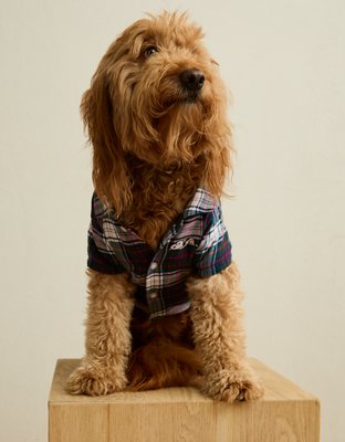 ABO Sleepy Snoopy Flannel Dog Sweater