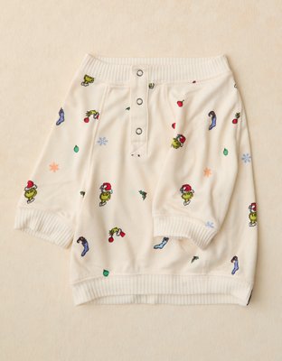 ABO Grinch Plush Dog Pajama