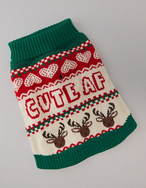 Женские свитеры American Eagle ABO Cute AF Dog Sweater