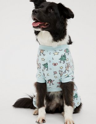 Dog Trio Long Sleeve Mini Dress & Leggings Loungewear Set