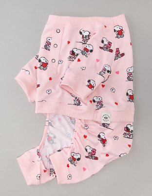 AE Snoopy Valentine Fleece PJ Pant