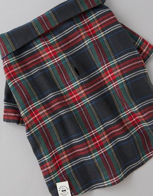 Женские рубашки American Eagle ABO Plaid Collared Dog Shirt — фото 2
