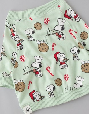 ABO Snoopy Santa Dog PJ Top