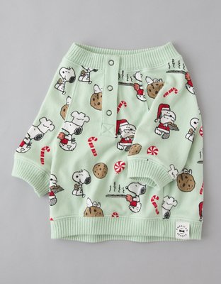 ABO Snoopy Santa Dog PJ Top