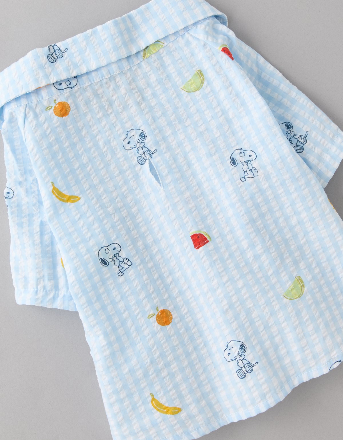 ABO Snoopy Fruit Button-Up Dog Shirt - image 4