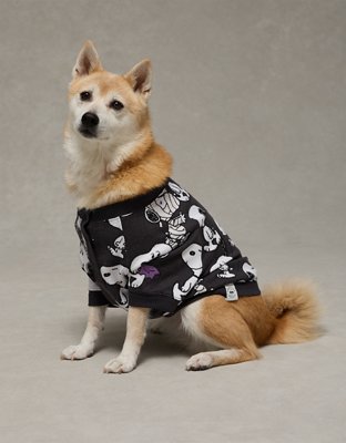 ABO Snoopy Spooky Plush Dog PJ Shirt