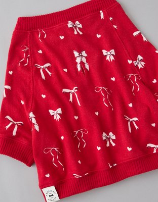 ABO Plush Bow PJ Top