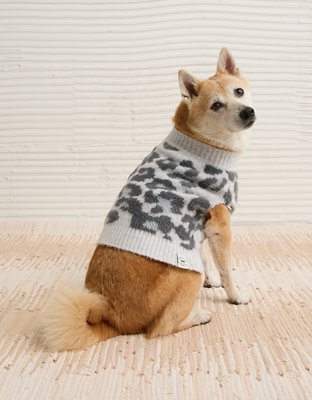 ABO Leopard Print Dog Sweater