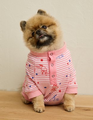 ABO Snoopy 4th of July Dog Sweater